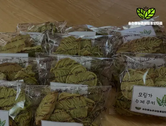 초록빛 영양 가득 모링가 쿠키 만들기